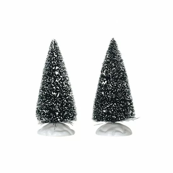 Coppia di alberi innevati piccoli - Bristle Tree Small - Lemax 14004 - Il patio store