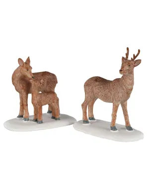 Famiglia di cervi - Deer Family Set of 2 - Lemax 02929 - Il patio store