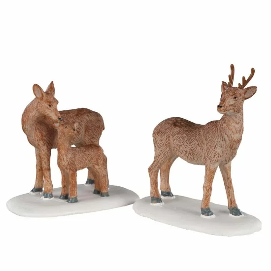 Famiglia di cervi - Deer Family Set of 2 - Lemax 02929 - Il patio store