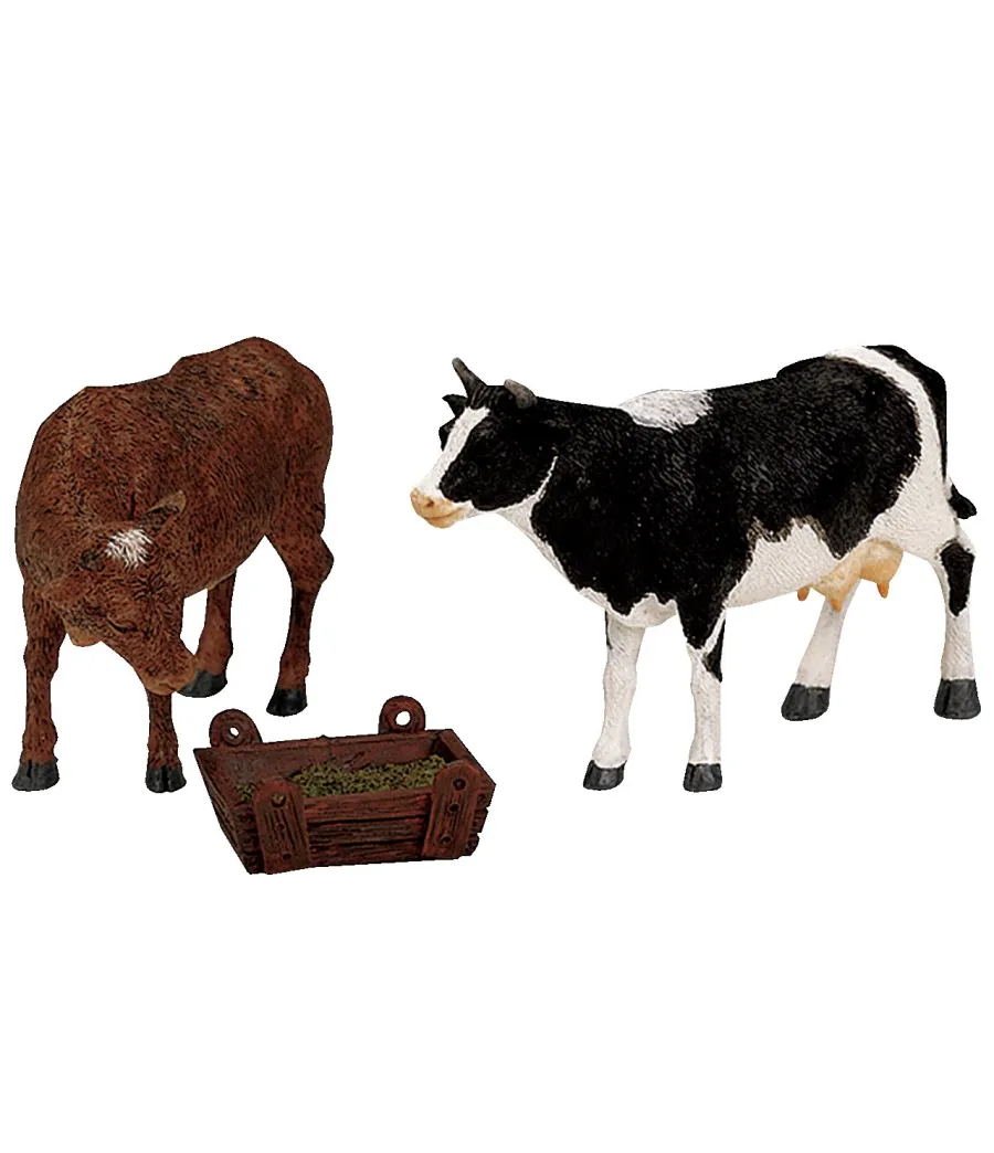 Fieno per toro e mucca - Feeding Cow & Bull Set of 3 - Lemax 12512 - Il patio store