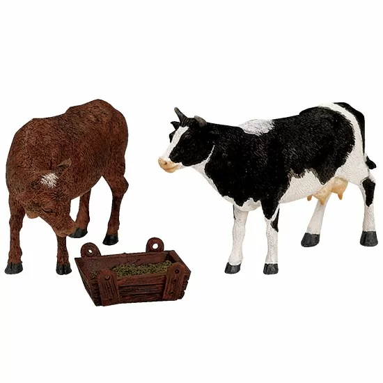 Fieno per toro e mucca - Feeding Cow & Bull Set of 3 - Lemax 12512 - Il patio store