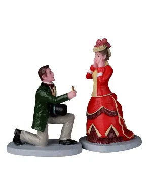 Proposta di matrimonio - The Proposal Set Of 2 - Lemax 22141 - Il patio store