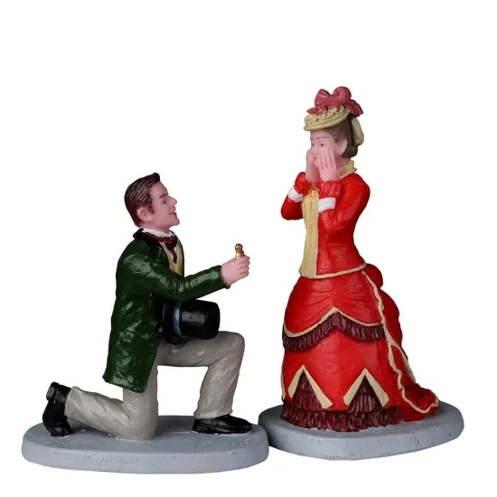 Proposta di matrimonio - The Proposal Set Of 2 - Lemax 22141 - Il patio store