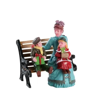 Seduti insieme - Sitting Together - Lemax 82606 - Il patio store