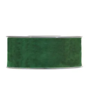 Nastro doppio velluto verde mm40x7mt - il patio store