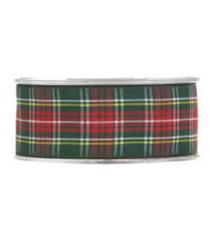 Nastro tartan verde e rosso mm38x20mt - il patio store
