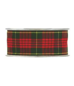 Nastro tartan nero e rosso mm38x20mt - il patio store