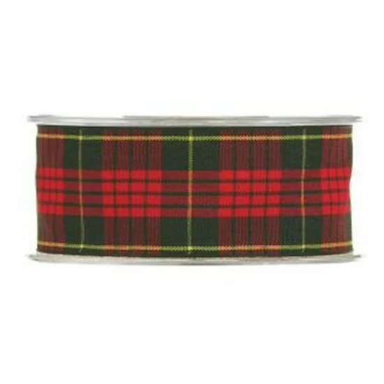 Nastro tartan nero e rosso mm38x20mt - il patio store