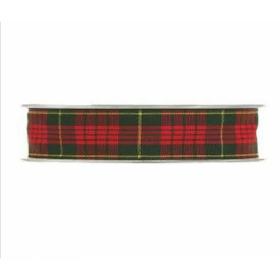 Nastro tartan nero e rosso mm12x20mt - il patio store