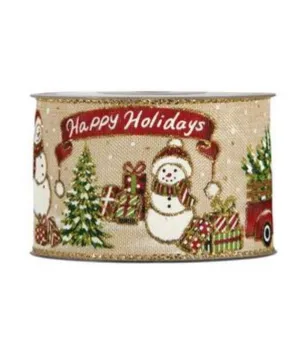 Nastro Happy Holidays mm63x10mt - il patio store