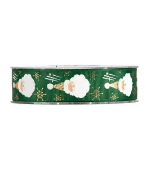 Nastro Babbo Natale mm25x10mt colore verde - il patio store