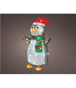 Pinguino luminoso luce bianca 40 LED - Il Patio store