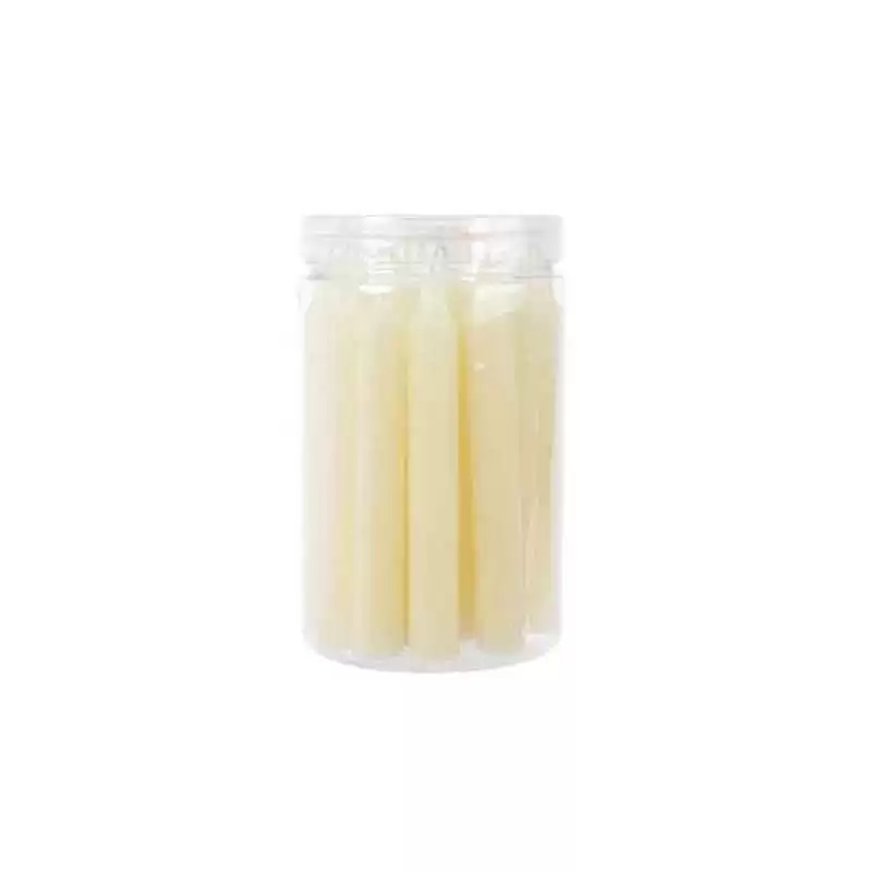 Box mini candele colore avorio cm 1.3x10.5 - ksd 205608 - Il patio store