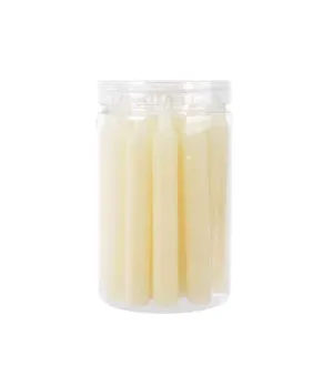 Box mini candele colore avorio cm 1.3x10.5 - ksd 205608 - Il patio store