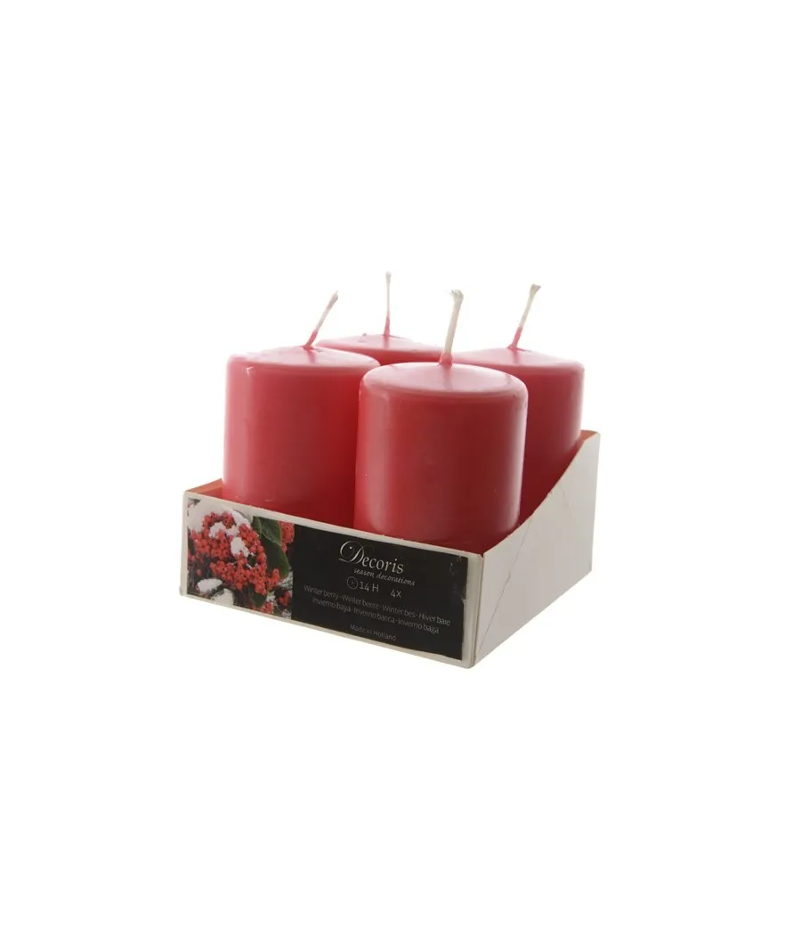Set candele profumate bacche rosse - ksd 214595 - Il patio store