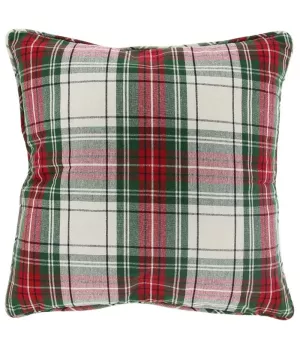 Cuscino Xmas tartan 45x45cm bianco - ul8501057wh - Il patio store