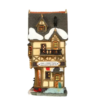 Negozio natalizio Tannenbaum - Tannenbaum Christmas Shoppe - Lemax 35845 - Il patio store