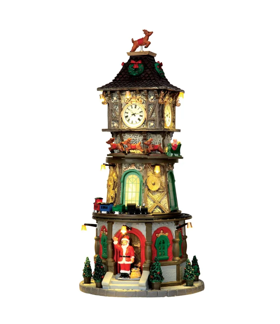 Torre dell'orologio di Natale - Christmas Clock Tower - Lemax 45735 - Il patio store