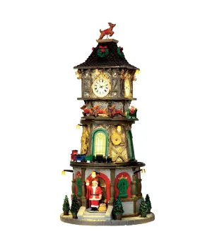 Torre dell'orologio di Natale - Christmas Clock Tower - Lemax 45735 - Il patio store