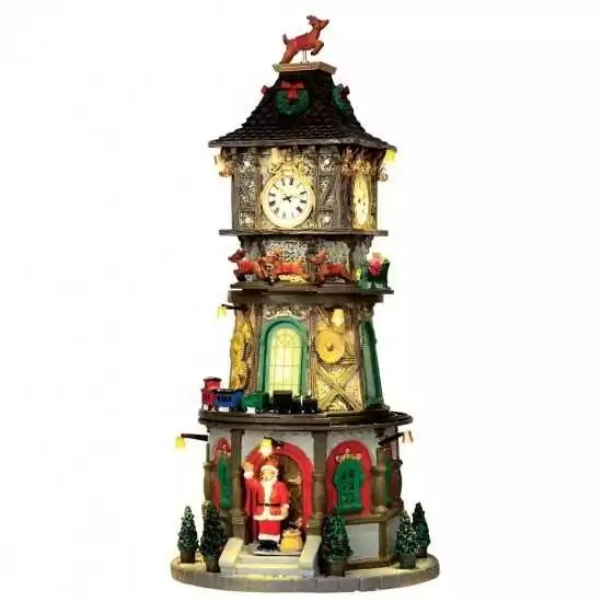 Torre dell'orologio di Natale - Christmas Clock Tower - Lemax 45735 - Il patio store