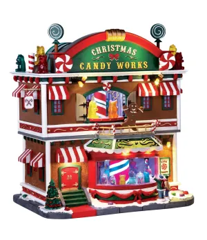 Fabbrica di caramelle di Natale - Christmas Candy Works - Lemax 65164 - Il patio store