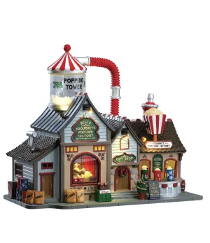 Fabbrica di popcorn di Bell - Bell's Gourmet Popcorn Factory - Lemax 75188 - Il patio store