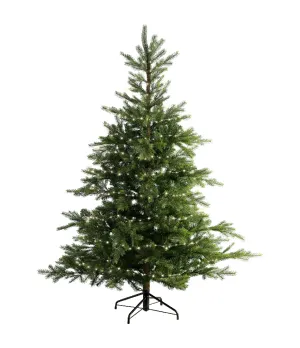 Lumineo Catena Micro LED a Batteria 100 Luci Bianco Caldo | 4,95 m | Twinkle Effect 8 Funzioni | Cavo Silver | Cod. 496454