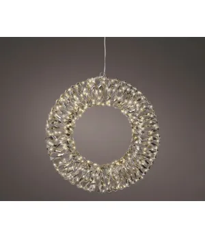 Corona Luminosa 3D 38 cm Lumineo | 400 LED Bianco Caldo IP44 | Cod. 490406