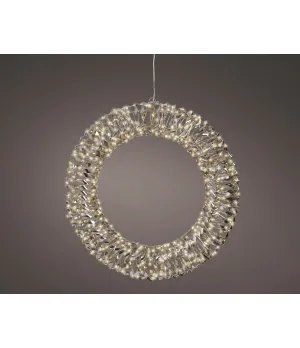 Grande Corona Luminosa 3D 50 cm Lumineo | 600 LED Bianco Caldo IP44 | Cod. 490407