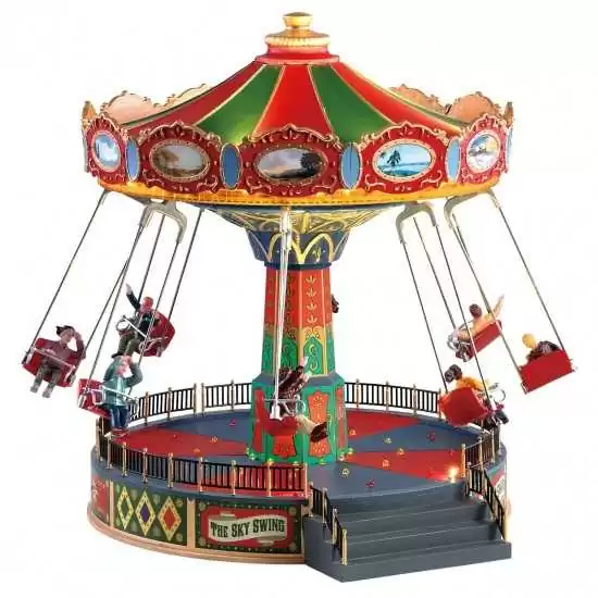 Giostra da lunapark calcinculo - The Sky Swing - Lemax 84379 - Il patio store