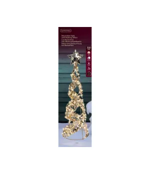Cono Luminoso 3D 16x60 cm Lumineo | 300 LED Bianco Caldo IP44 | Cod. 490411