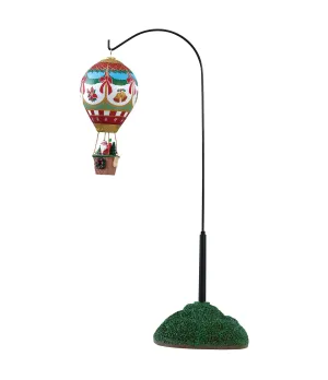 Mongolfiera natalizia con Babbo Natale - Holiday Cheer Hot Air Balloon - Lemax 84389 - Il patio store