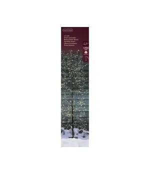 Albero Luminoso 3D Moderno Nero 60x150 cm Lumineo | 1350 LED | Cod. 491665