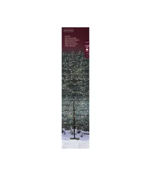 Grande Albero Luminoso 3D Moderno Nero 70x180 cm Lumineo | 1755 LED | Cod. 491666