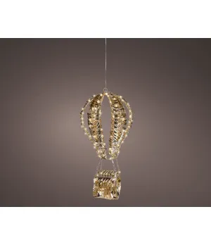 Mongolfiera Luminosa 3D 22x48 cm Lumineo | 140 LED Bianco Caldo | Cod. 493886