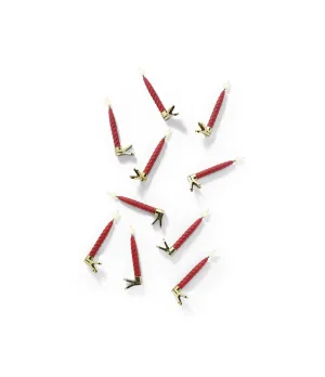 10 Candele LED a Clip con Telecomando Lumineo | Fiamma Viva | Cod. 487573