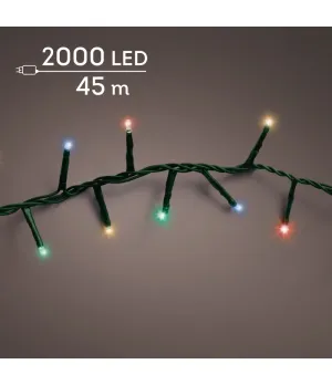 Catena Luminosa Compact 45 m 2000 LED Multicolore Lumineo | Cod. 495362