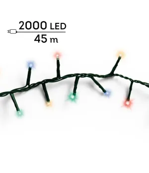 Catena Luminosa Compact 45 m 2000 LED Multicolore Lumineo | Cod. 495362
