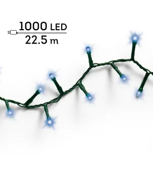 Catena Luminosa Compact 22,5 m 1000 LED Bianco Freddo e Blu Lumineo | Cod. 495434