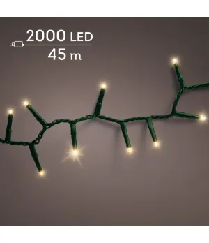 Catena Luminosa Compact 60 m 3000 LED Oro Tenue (Soft Gold) Lumineo | Cod. 495533