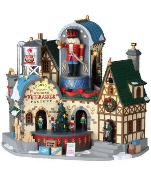 La fabbrica degli schiaccianoci di Ludwig - Ludwig's wooden nutcracker factory - Lemax 95463 - Il patio store
