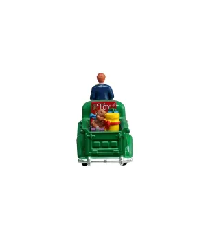 Lemax Church Toy Drive ∣ Set 3 Pezzi Raccolta Giocattoli con Furgoncino ∣ Cod. 63810