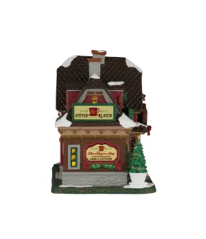 Lemax Coffee Klatch ∣ Caffetteria Illuminata con Pasticceria in Vetrina ∣ Cod. 65541