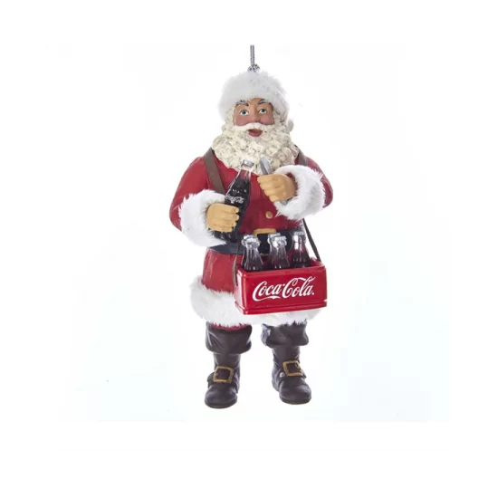 Babbo Natale apre una bottiglia di Coca Cola - Santa opening Coke Bottle - cc9183 - Il patio store