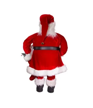 Babbo Natale in piedi - Kringles Red Standing Santa - kk0016 - Il patio store