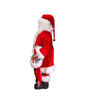 Babbo Natale in piedi - Kringles Red Standing Santa - kk0016 - Il patio store