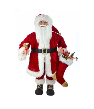 Babbo Natale in piedi - Kringles Red Standing Santa - kk0016 - Il patio store