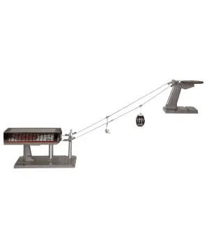 Seggiovia con Cabina Nero/Grigio - Ski Lift Luxe - Jc84294 - Il patio store