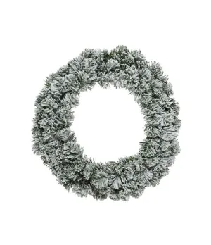Ghirlanda imperiale innevata Ø 35 cm  - Snowy Imperial wreath Ø 35 cm - ksd 680461- Il patio store