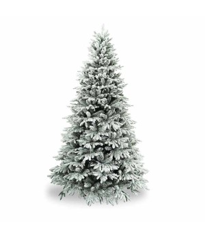 Albero di Natale verde innevato in pe e pvc H.150 cm - Alb80 - Il patio store